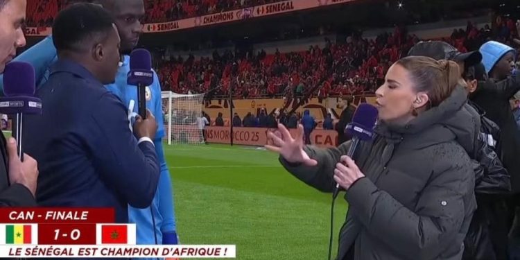 Vanessa Le Moigne et Edward Mendy